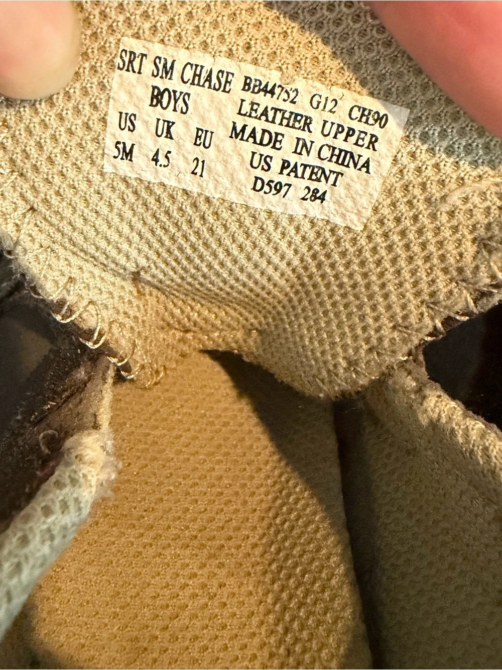 Stride Rite Brown Walker Shoes Boys 5M
